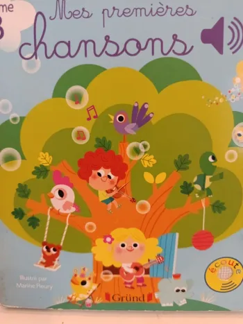 Livre sonore mes premières chansons volume 3