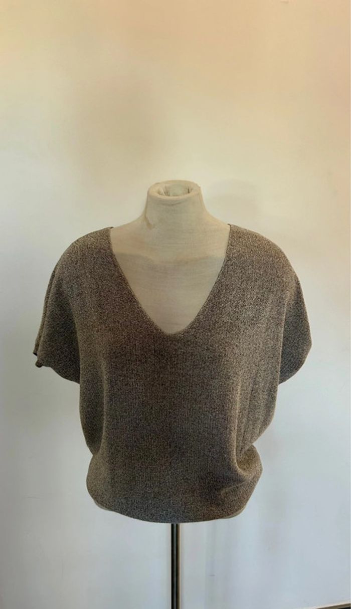 Blouse argentée Morgan S - photo numéro 2