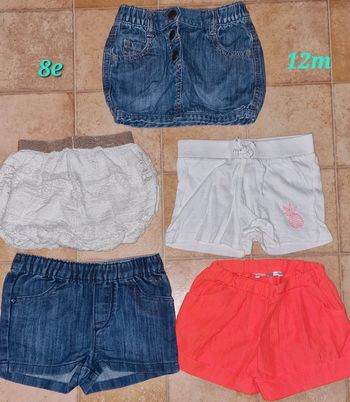 Lot 5vetement ete 12mois