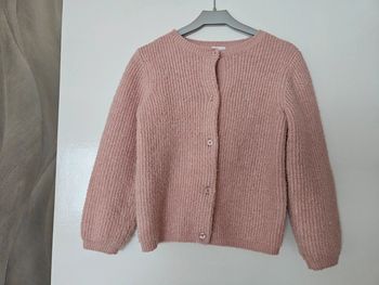 Gilet vieux rose et or tape à l'œil 5 ans