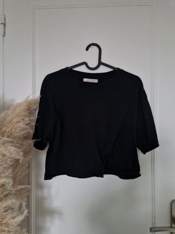 Crop top noir