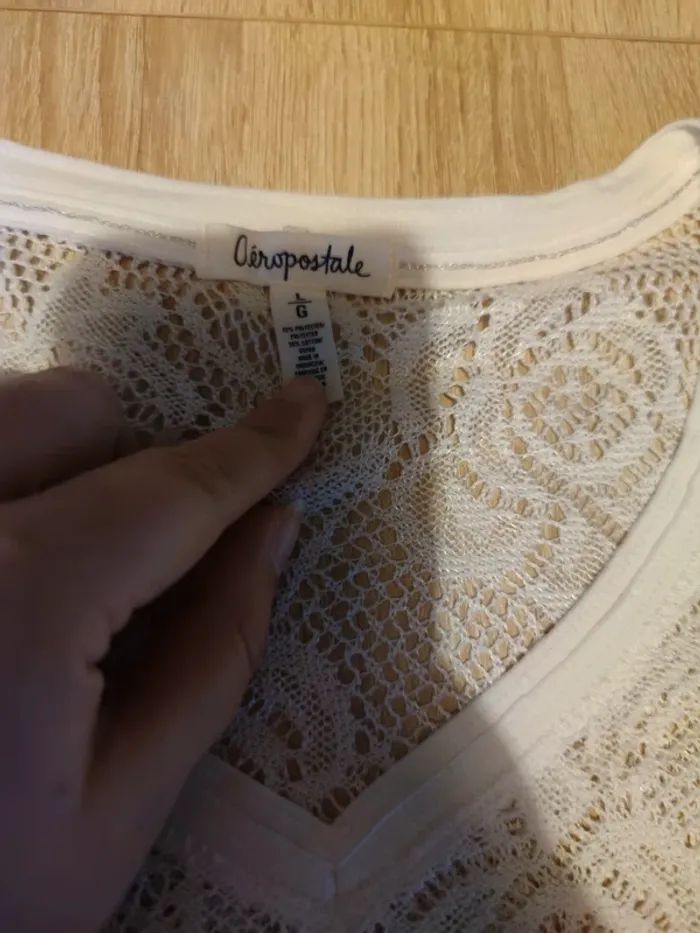 T-shirt dentelle - photo numéro 2