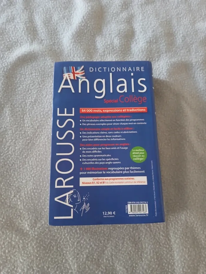 Dictionnaire Anglais/Français spécial collège - photo numéro 3