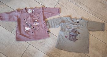 Lot de 2 t shirt 1 mois