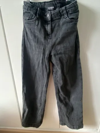 Jeans large fille