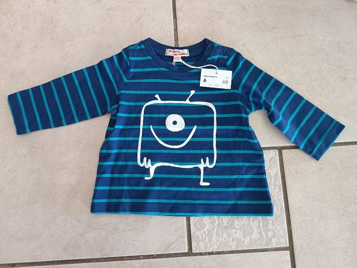 Tee shirt du pareil au même dpam 6 mois neuf