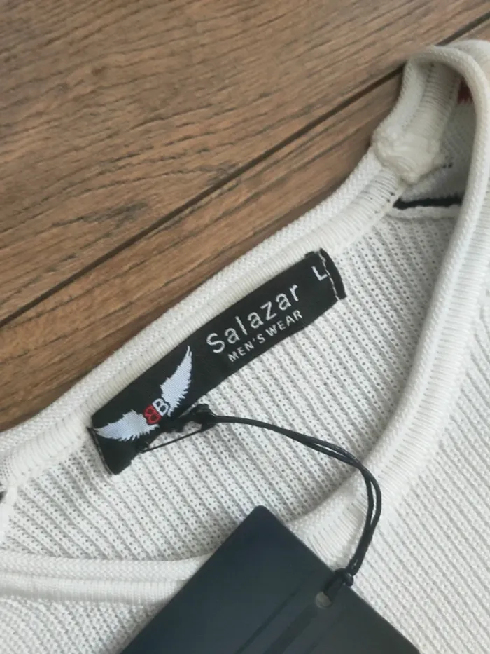 Pull blanc et noir barbossa L homme - photo numéro 5