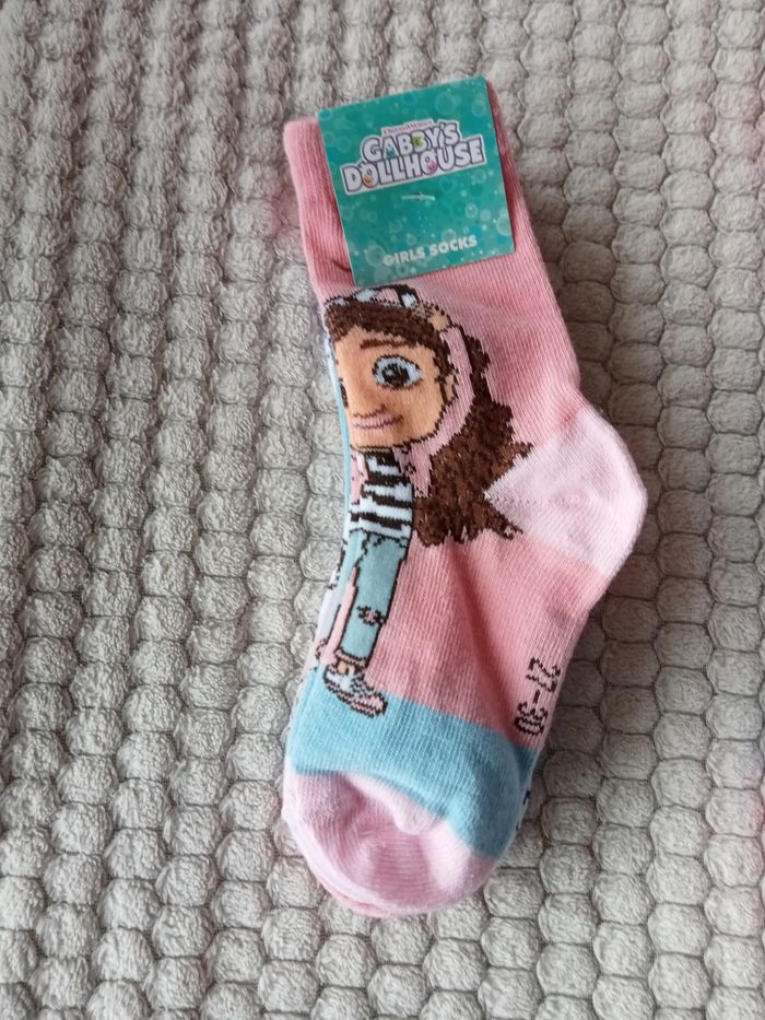 4 paires de chaussettes gabby chat 31/34