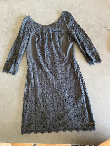 Robe noire dentelle taille S