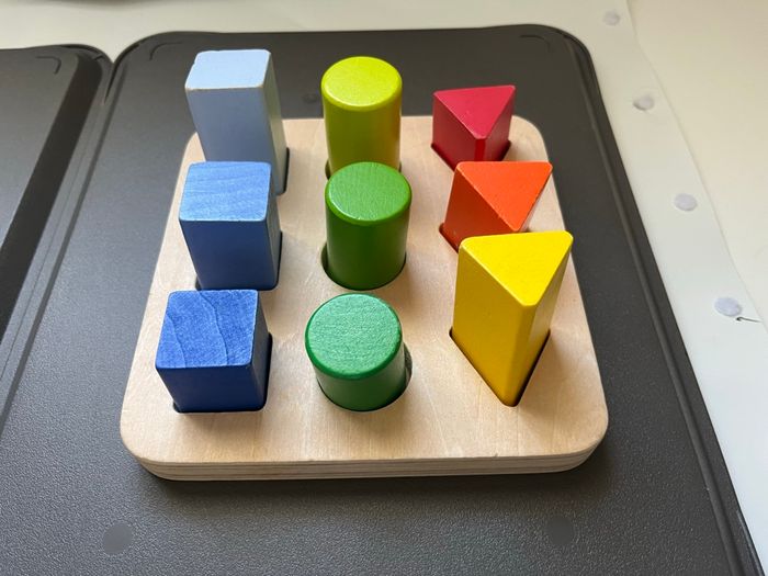 Jeu d’encastrement en bois Lidl