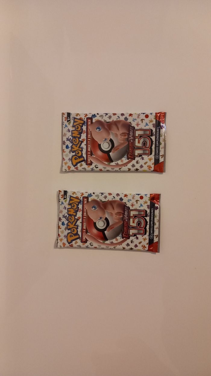 2 boosters Pokemon 151