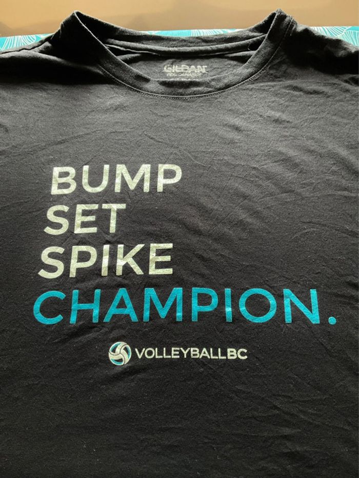 T-shirt noir pour homme Volleyball BC taille XL 356 - photo numéro 3