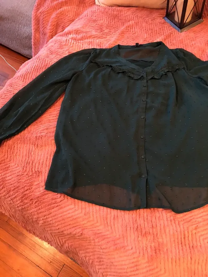 Blouse verte - photo numéro 3