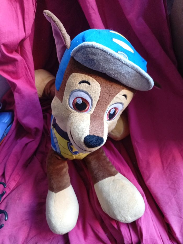 Grande peluche pat patrouille chase - photo numéro 2