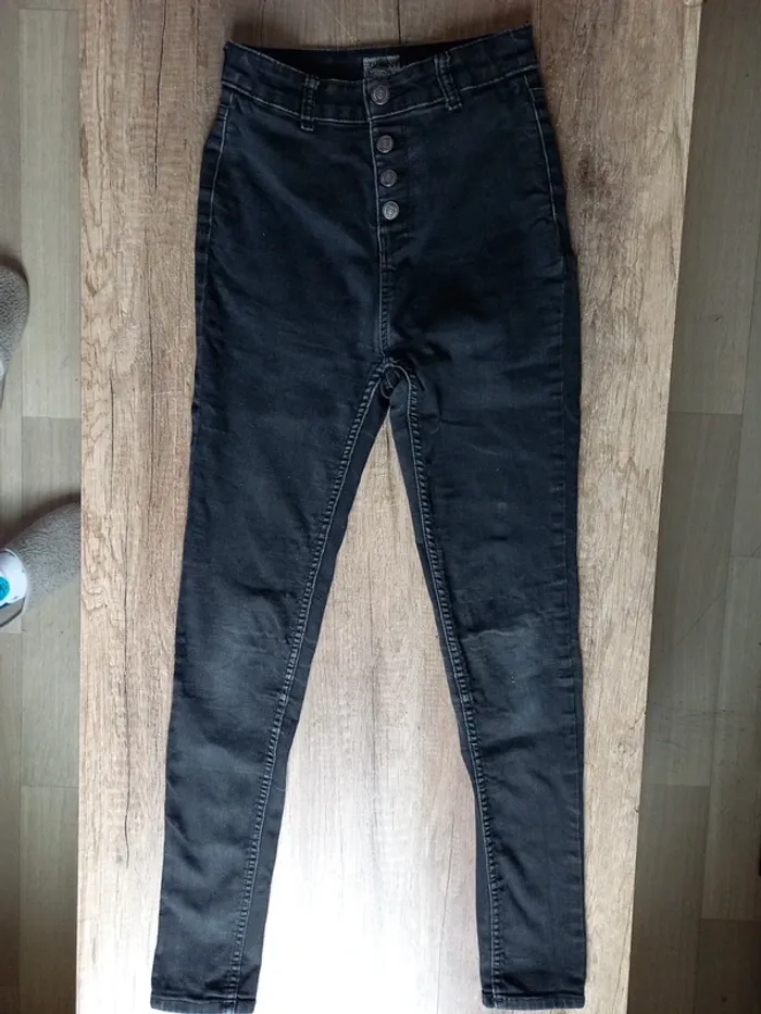 Jean noir Skinny T36