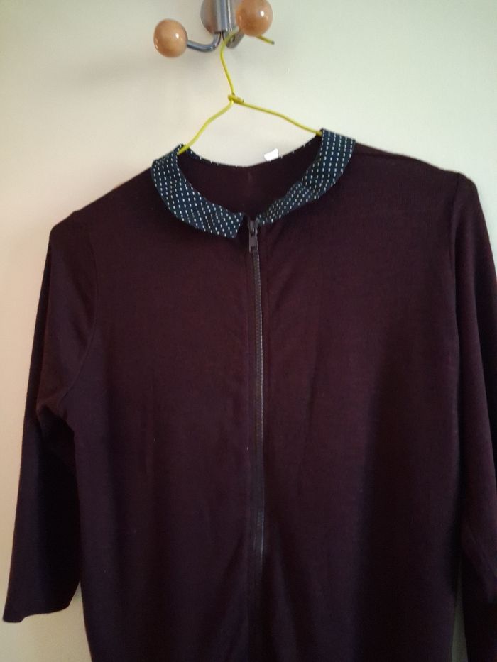 Tunique bordeaux manches 3/4 Pimkie - photo numéro 4