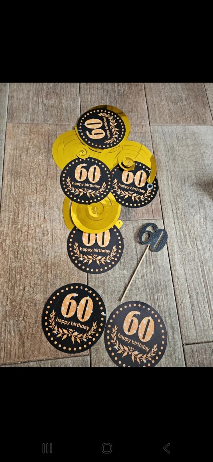 Déco pour 60 ans