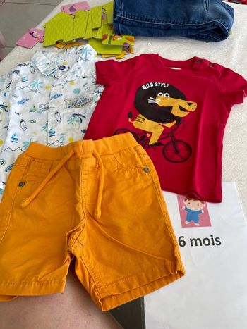 Lot été 6 mois neuf