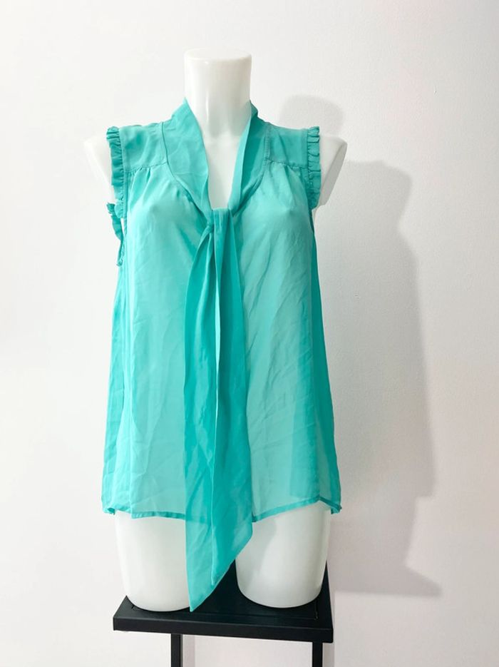 Blouse turquoise