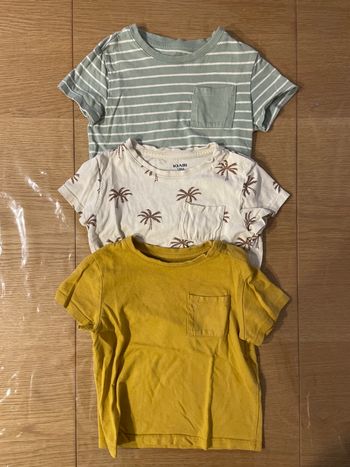 Lot 3 t-shirt Kiabi, 18 mois