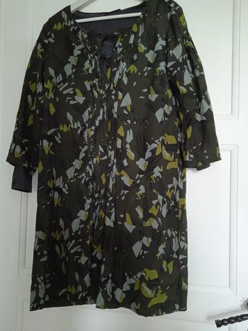 Robe kaki avec doublure