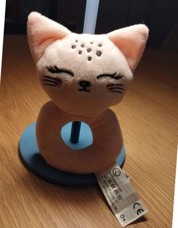 Hochet chat. 10 cm. Neuf