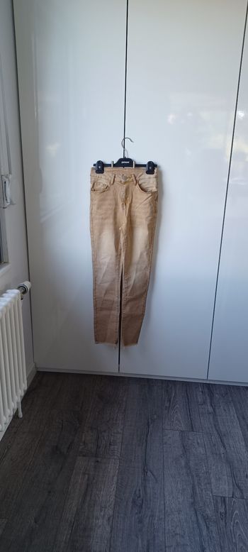 Pantalon femme jeans élastique taille s
