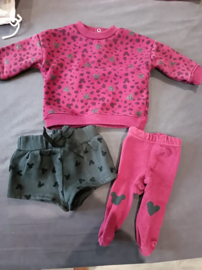 Ensemble Minnie 3 mois