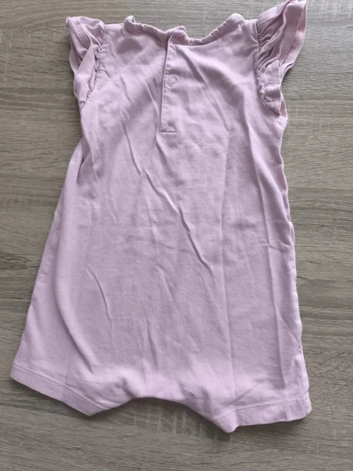 Barboteuse pyjama short 9 mois chat tex - photo numéro 4