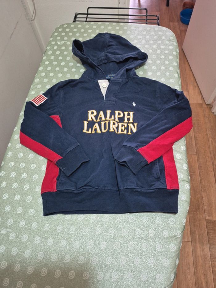 Sweat à capuche polo ralph lauren enfant