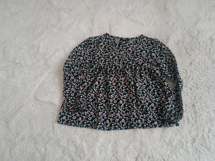 Haut blouse fleurie 8 ans