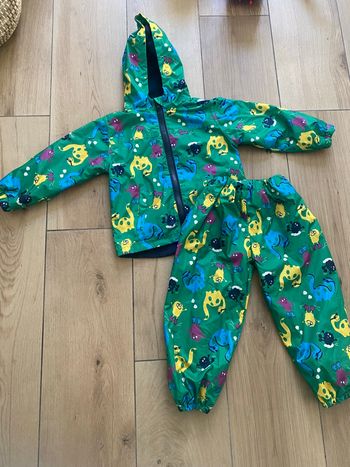 Ensemble imperméable intérieur polaire pour extérieur enfant 3/4 ans 