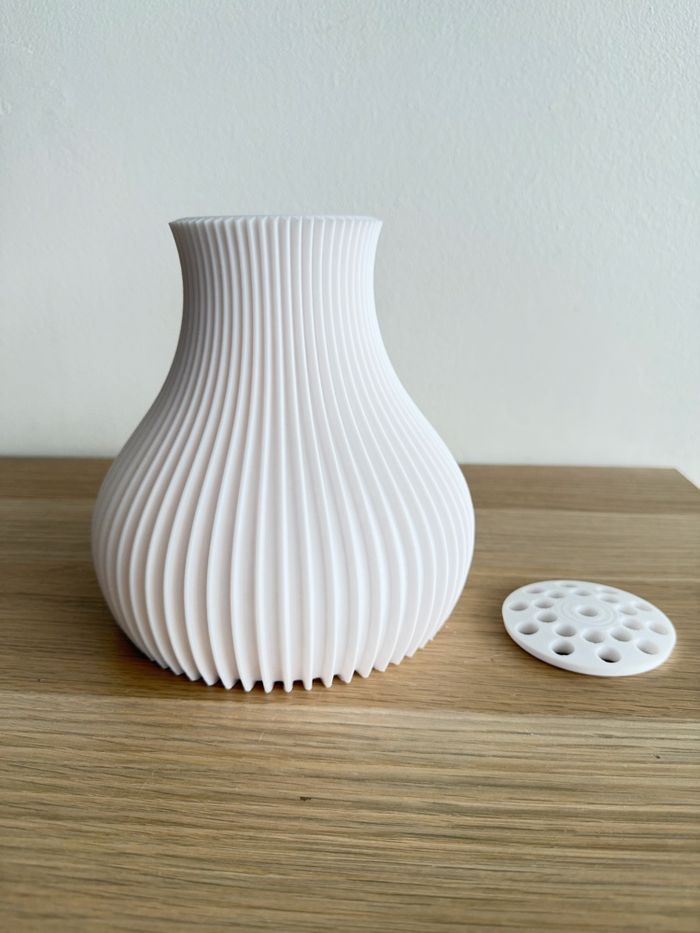 Vase idéal fleurs lego avec support de tiges 3D - photo numéro 3