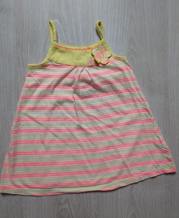 Robe légère Orchestra 18 mois jaune à rayures