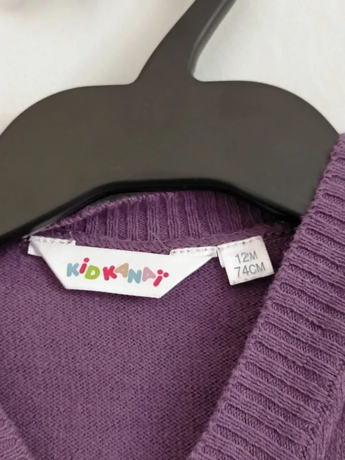 Ensemble salopette et gilet (74cm ) - photo numéro 7