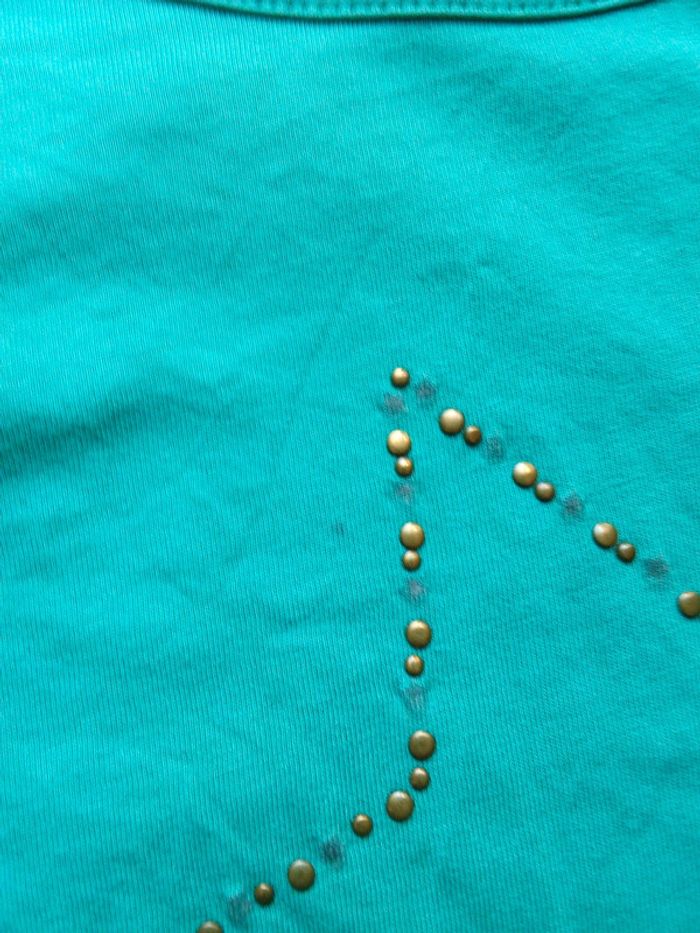 T-shirt vert manches longues motif étoile Tao 8 ans - photo numéro 3