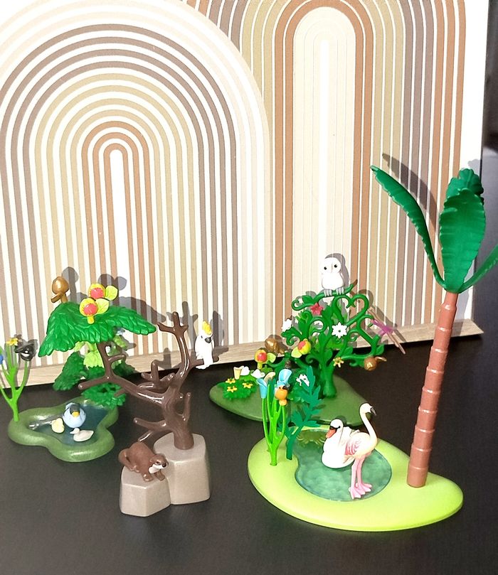 🟤 Playmobil lot petites scènes Scènes . et petits animaux