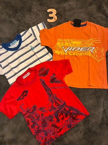 Lot tee shirt manches courtes