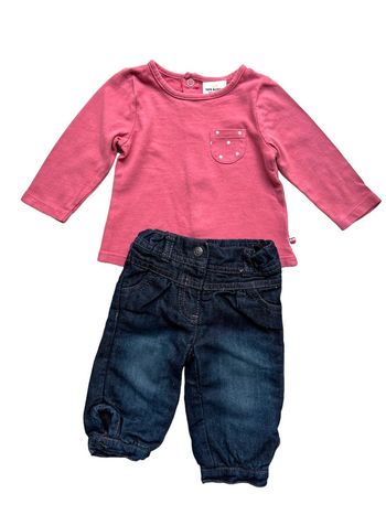 Ensemble jeans et tee shirt manches longues