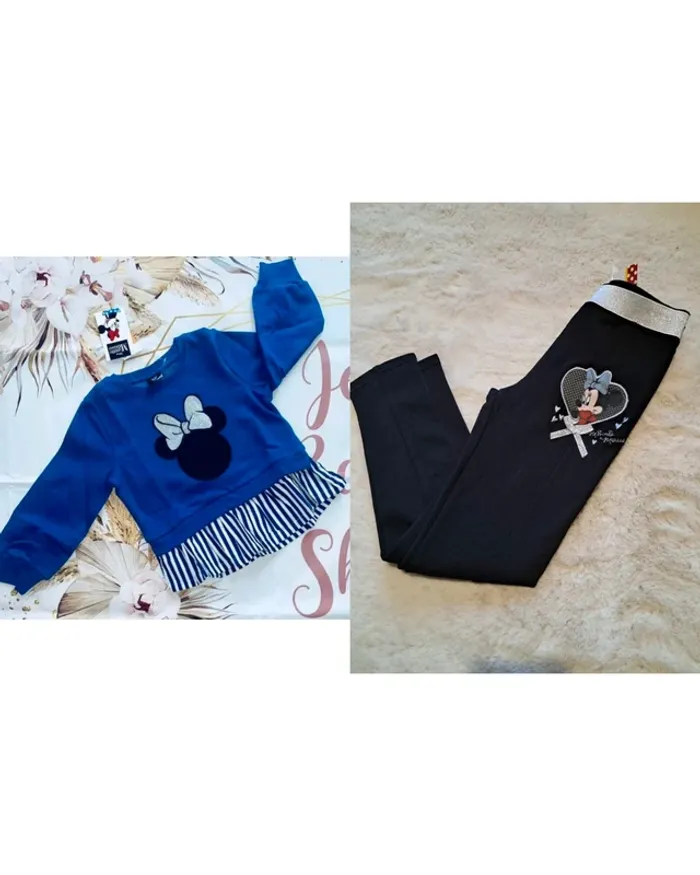 Ensemble : pull et pantalon minnie 8 ans