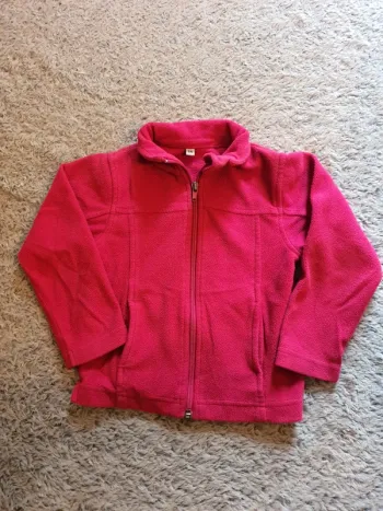 Gilet polaire fuchsia taille 3 ans.