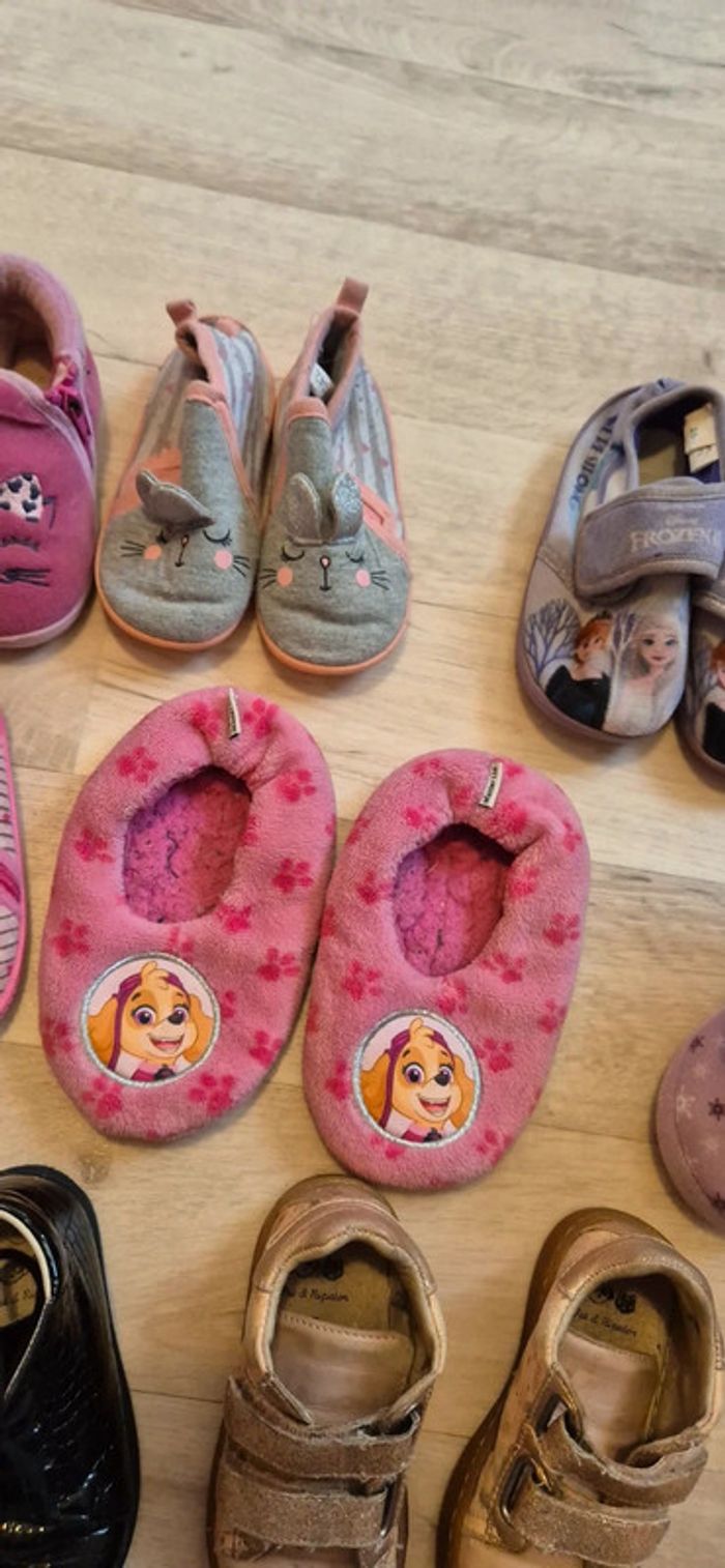 Lot chaussons/chaussures fille 18-27 - photo numéro 4