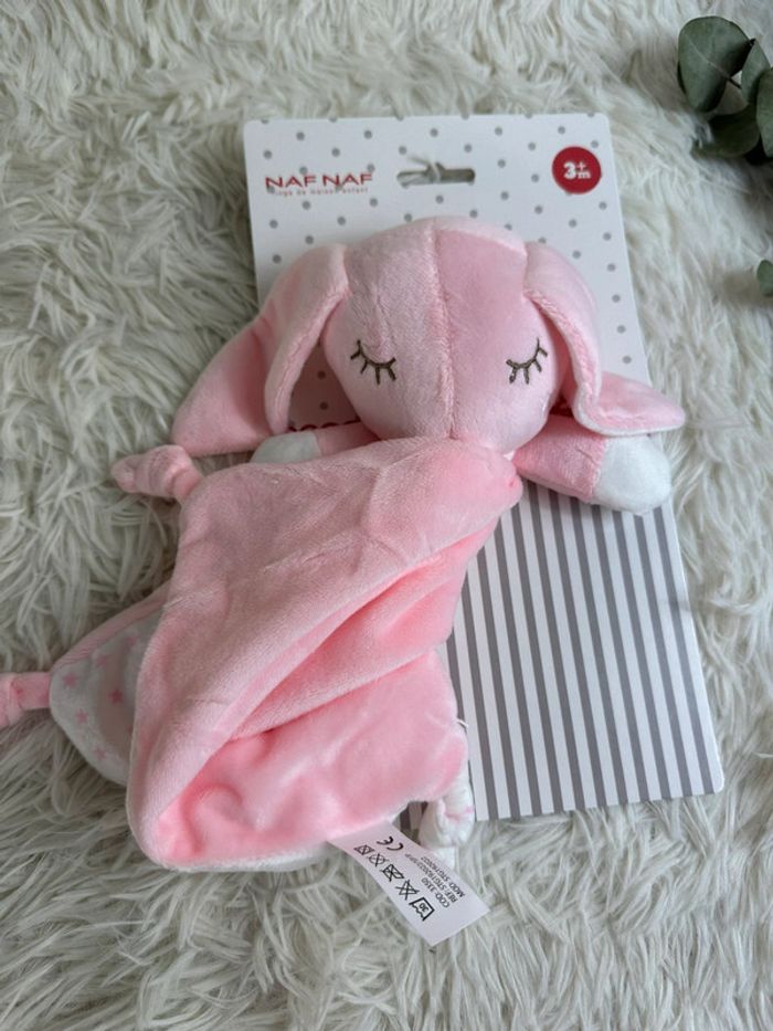 Doudou rose naf naf - photo numéro 4