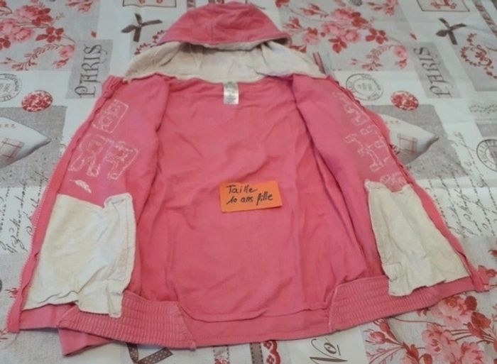 Veste zippé 10 ans fille - photo numéro 2