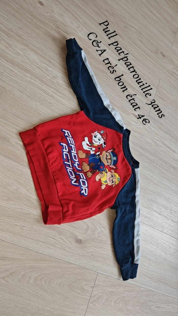 Pull pat'patrouille 3ans C&A