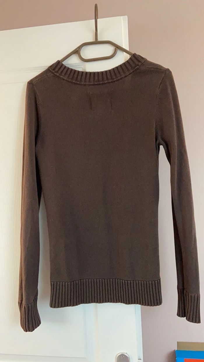 Pull Esprit marron taille M - photo numéro 3