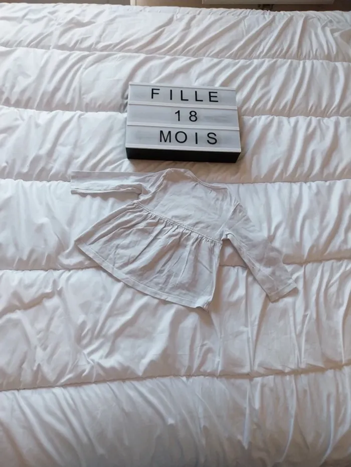 Tee-shirt manche longue fille 18 mois Mes petits caillous - photo numéro 2