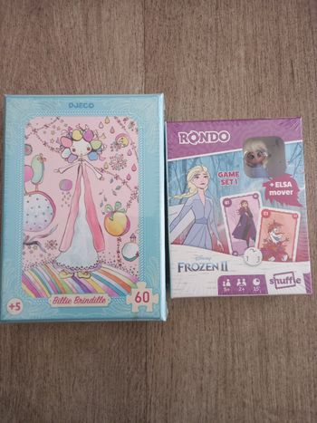 Lot jeux de société enfant neuf sous blister lot jeux de société fille à partir de 5 ans