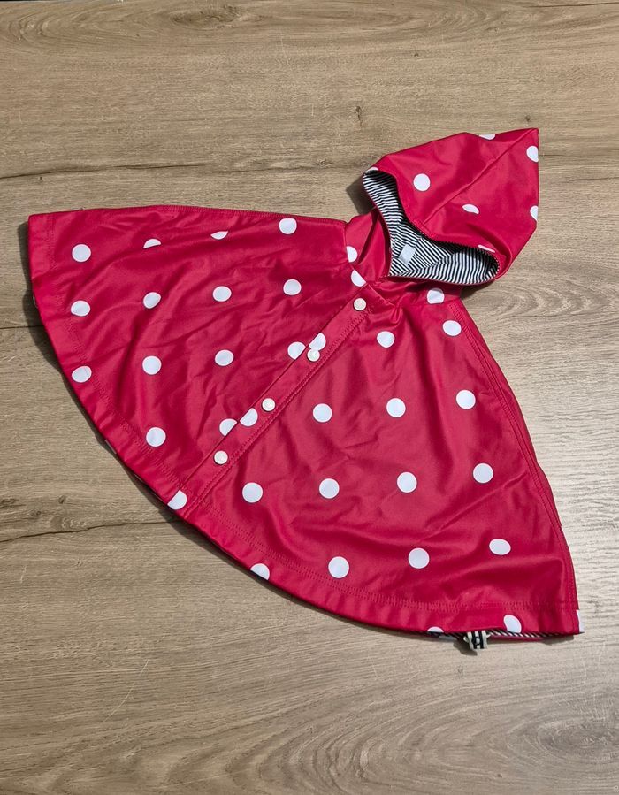 Cape de pluie à pois Petit Bateau 12 mois