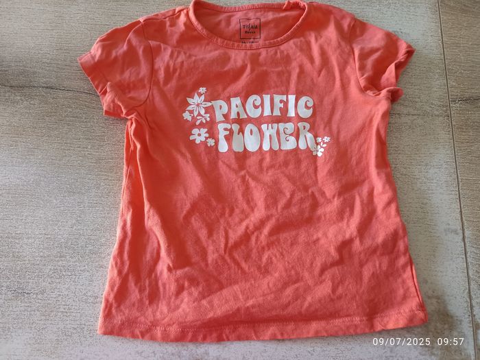 T-shirt mc pacific flower